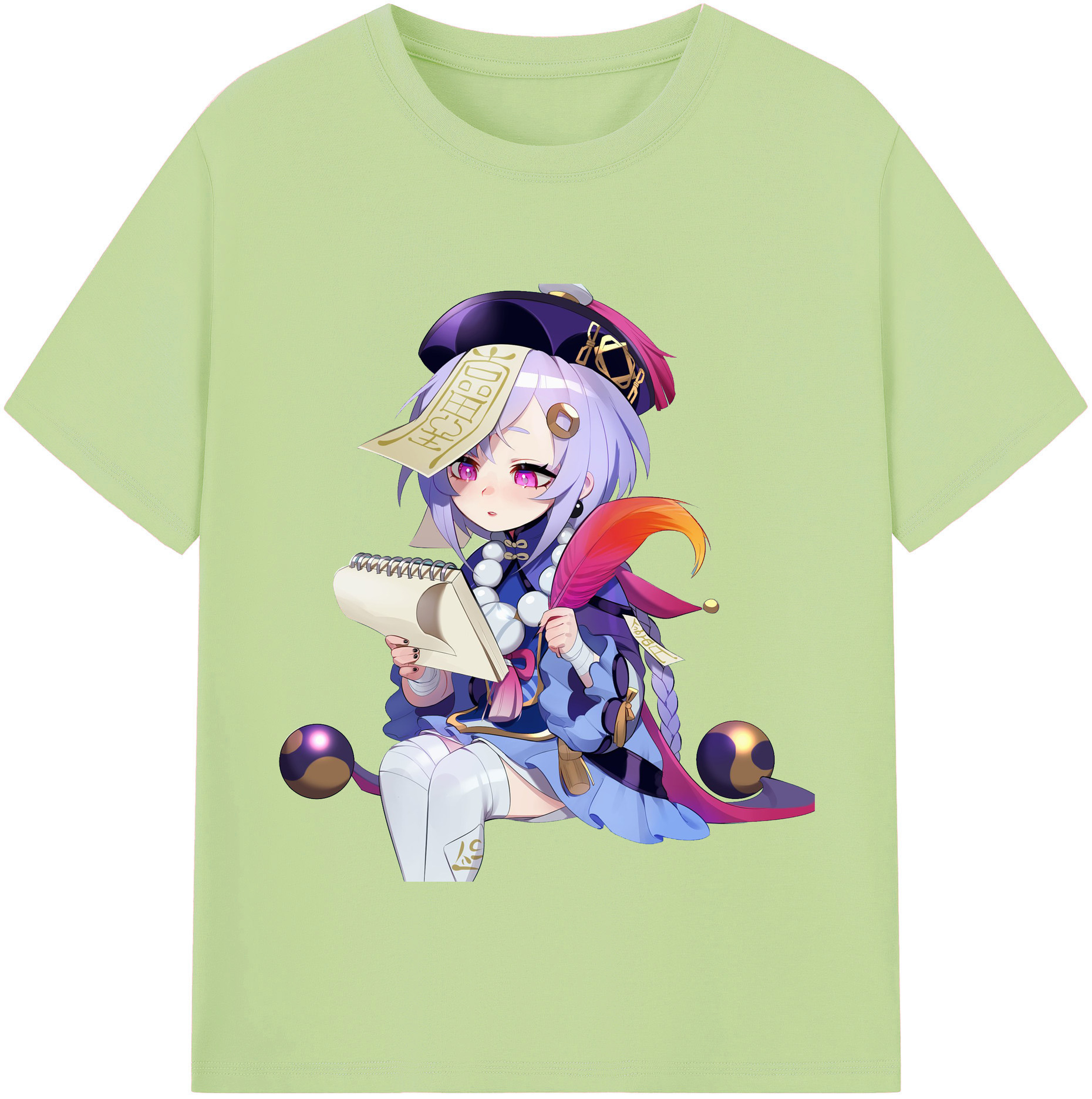 げんし神 七七 なな  genshin Nana 綿100％半袖Tシャツ（フロントプリント）